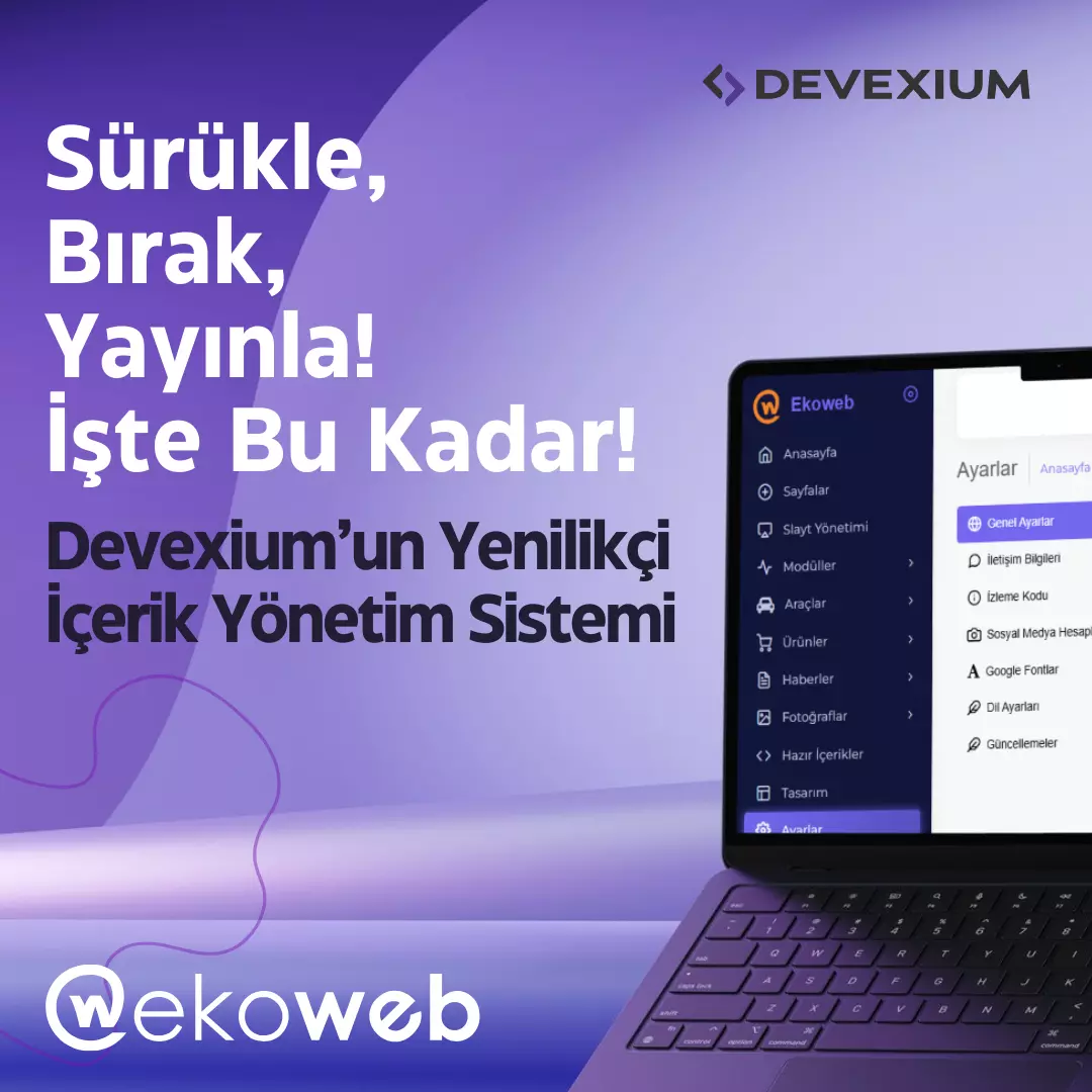 Ekoweb İçerik Yönetimi Yayında!